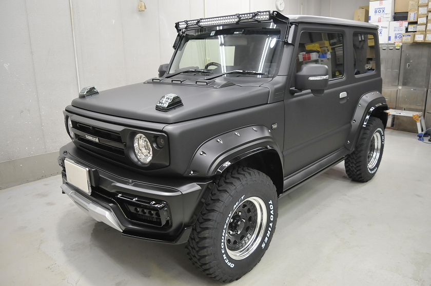 スズキ ジムニー シエラ カーフィルム 施工 事例