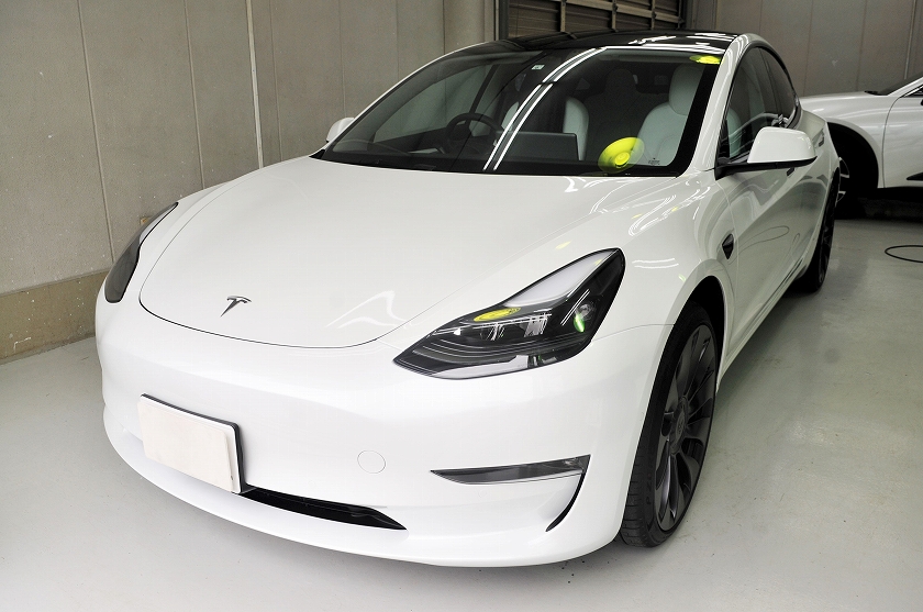 テスラモデル3 カーフィルム 施工例