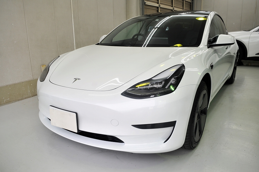 テスラ モデル3 カーフィルム 施工例