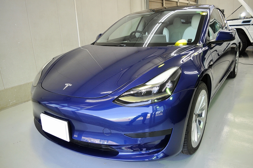 テスラ モデル3 カーフィルム 施工例
