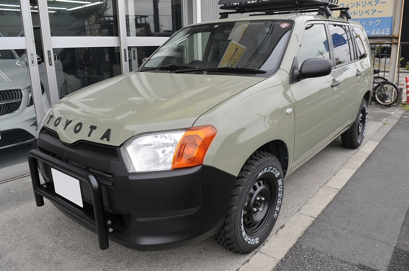 トヨタ プロボックス　カーフィルム 施工例