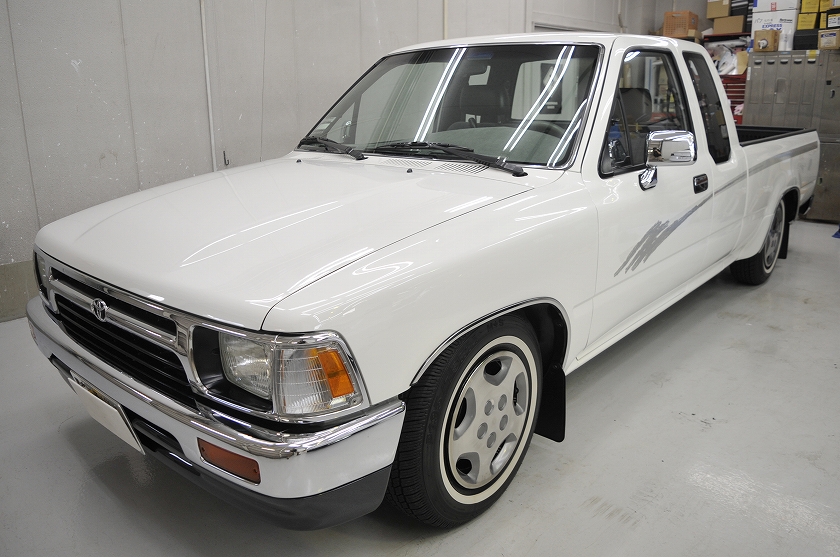 トヨタ ピックアップ EXキャブ　カーフィルム 施工例