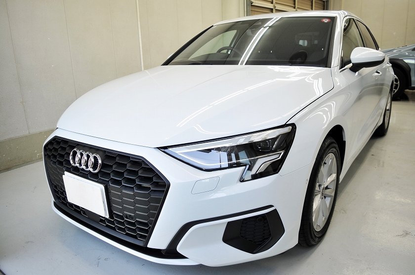 アウディ A3 スポーツバック　カーフィルム 施工事例