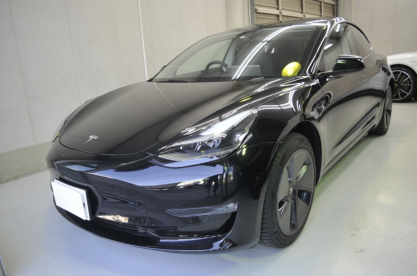 テスラ モデル3 カーフィルム 施工例