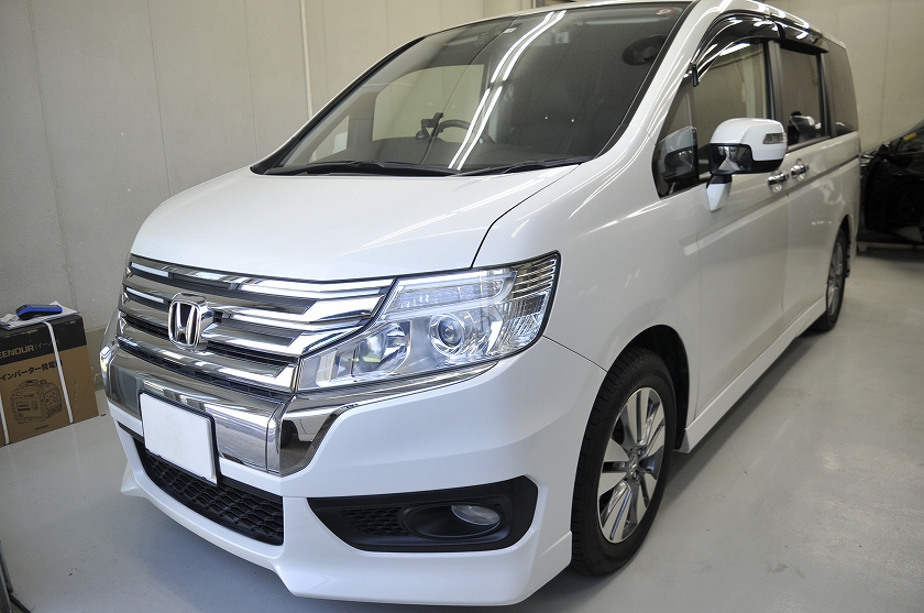 ホンダ ステップワゴン カーフィルム 施工例