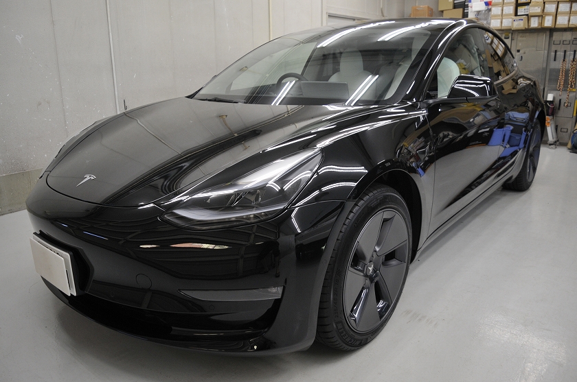 テスラ モデル3 カーフィルム 施工例