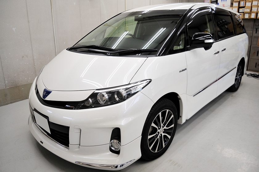 トヨタ エスティマ　カーフィルム 施工例