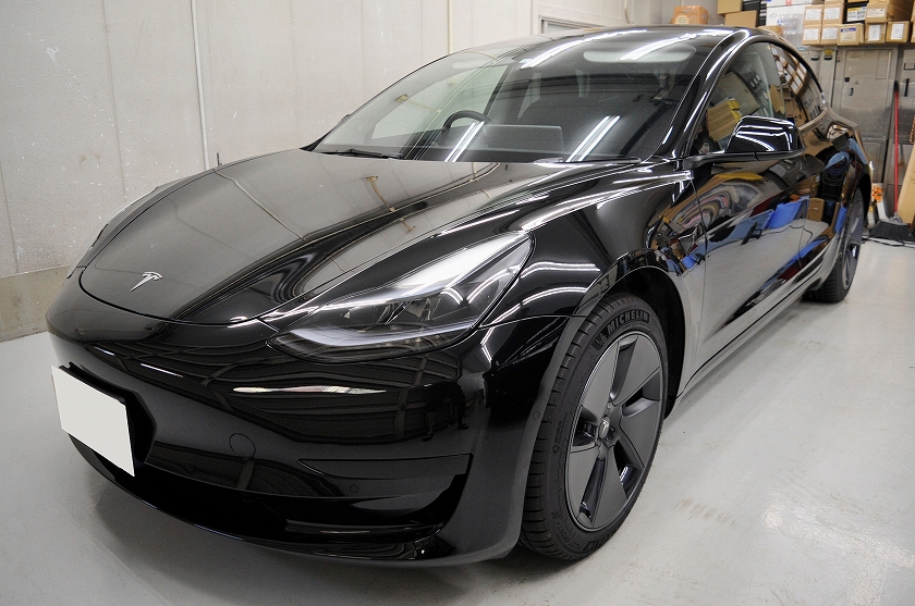 テスラ モデル3 カーフィルム 施工例