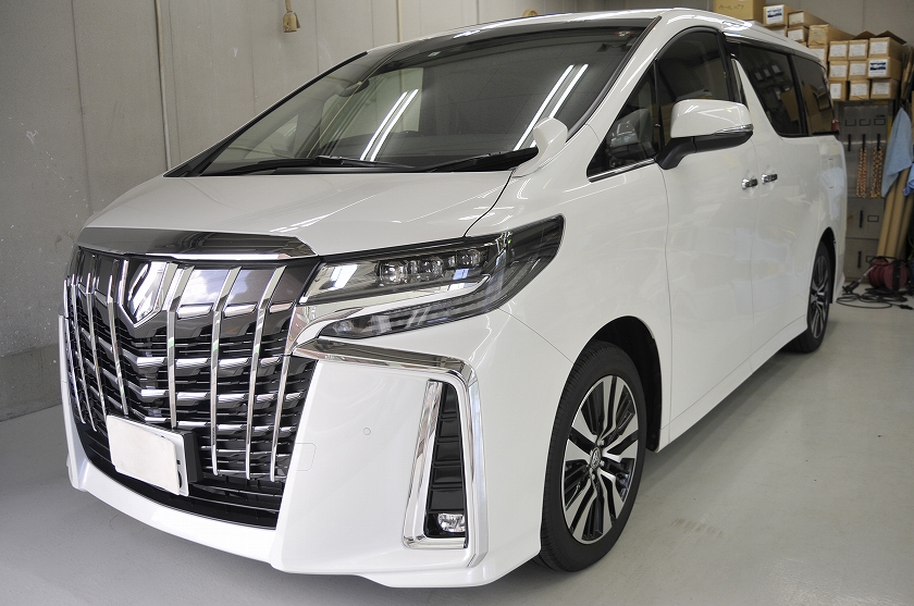 トヨタ アルファード カーフィルム 施工例