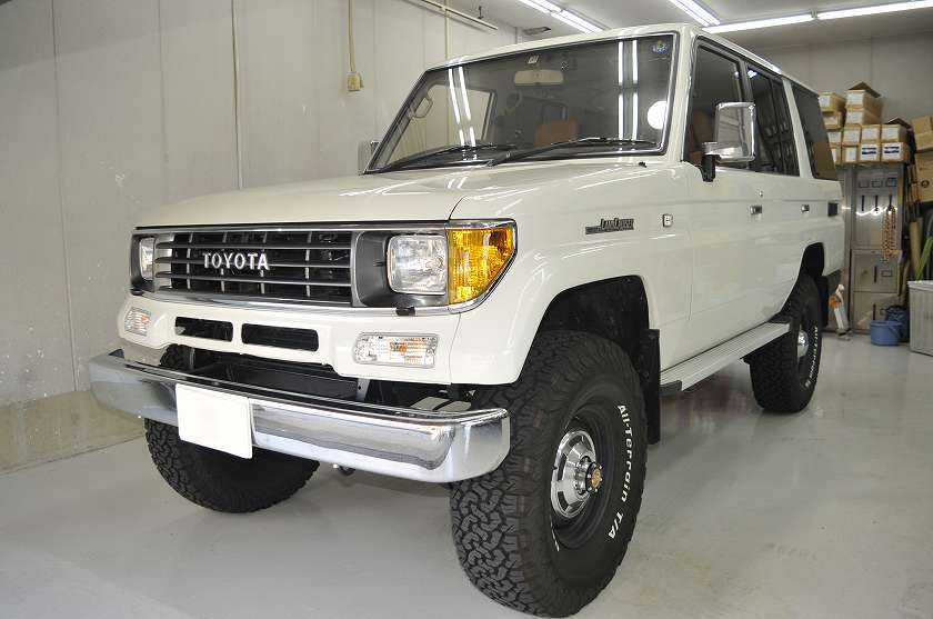 トヨタ ランドクルーザー プラド (78) カーフィルム 施工例
