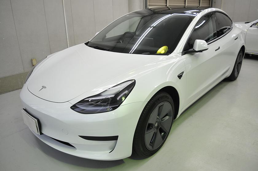 テスラ モデル3 カーフィルム 施工例