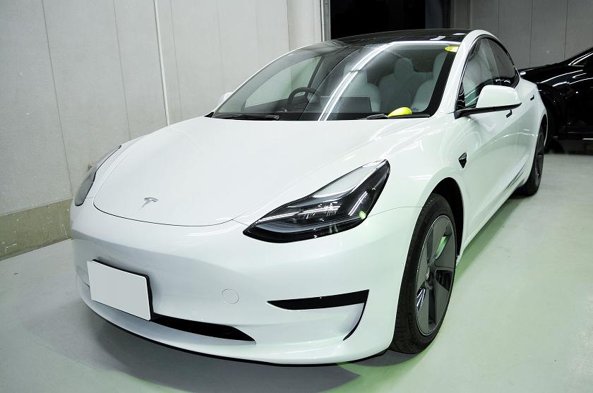 テスラ モデル3 カーフィルム 施工例