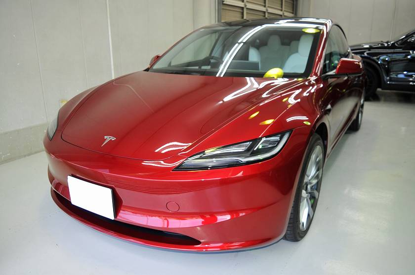 テスラ モデル3 ハイランド カーフィルム 施工例
