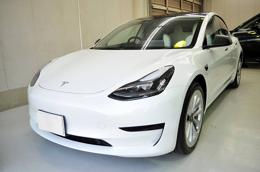 テスラ モデル3 カーフィルム 施工例