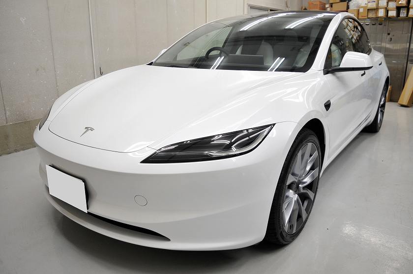 テスラ モデル3 ハイランド カーフィルム 施工例