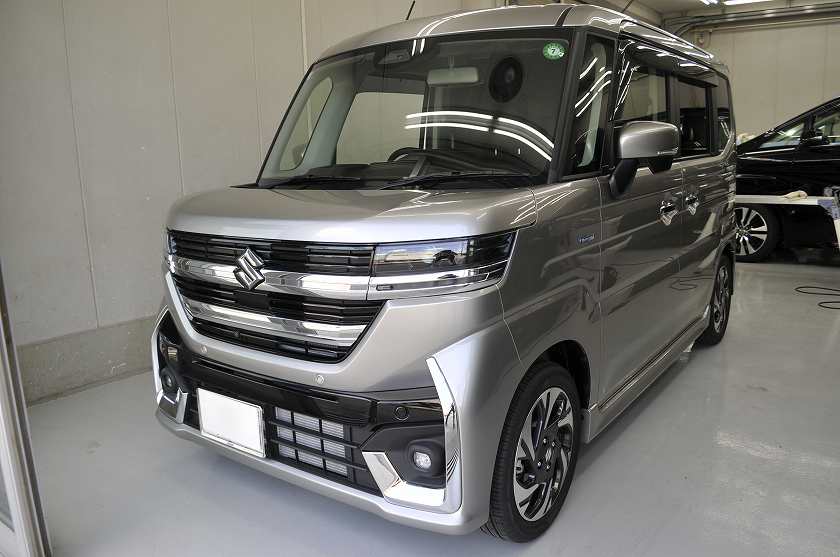 スズキ スペーシア カスタム　カーフィルム 施工事例