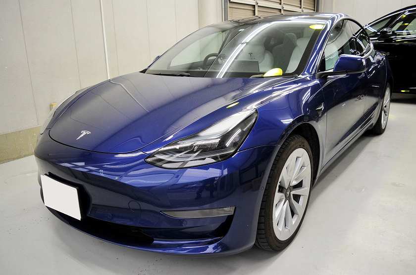 テスラ モデル3 カーフィルム 施工事例