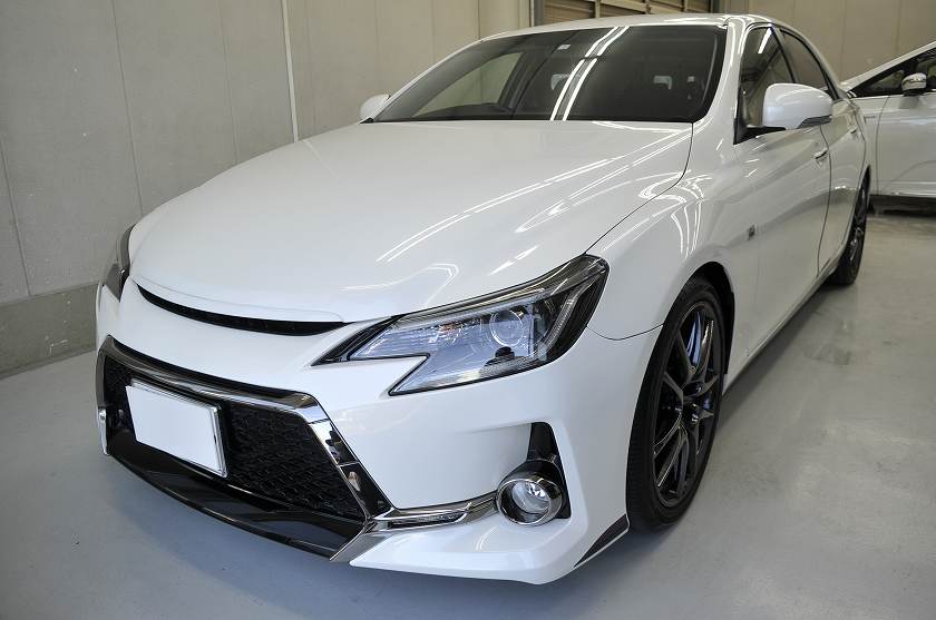 トヨタ マークX　カーフィルム 施工事例