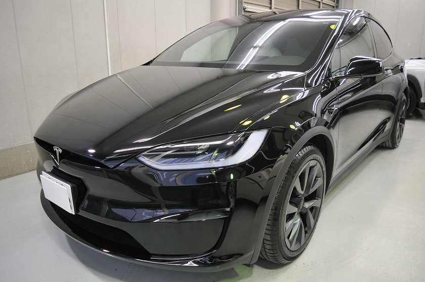 テスラ モデルＸ　カーフィルム 施工事例