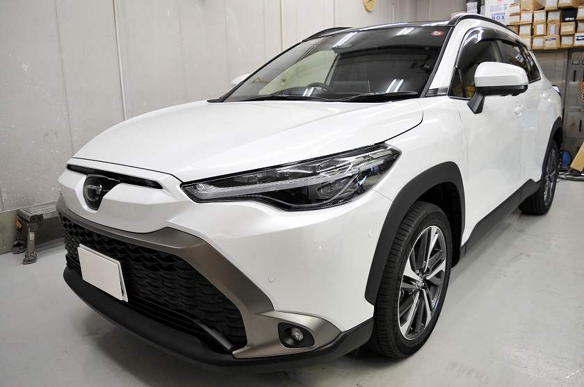 トヨタ  カローラクロス　カーフィルム 施工事例