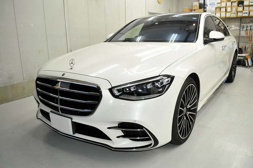 メルセデスベンツ S500　カーフィルム 施工事例