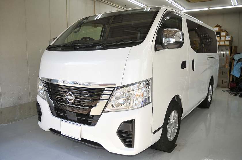 日産 キャラバン　カーフィルム 施工事例