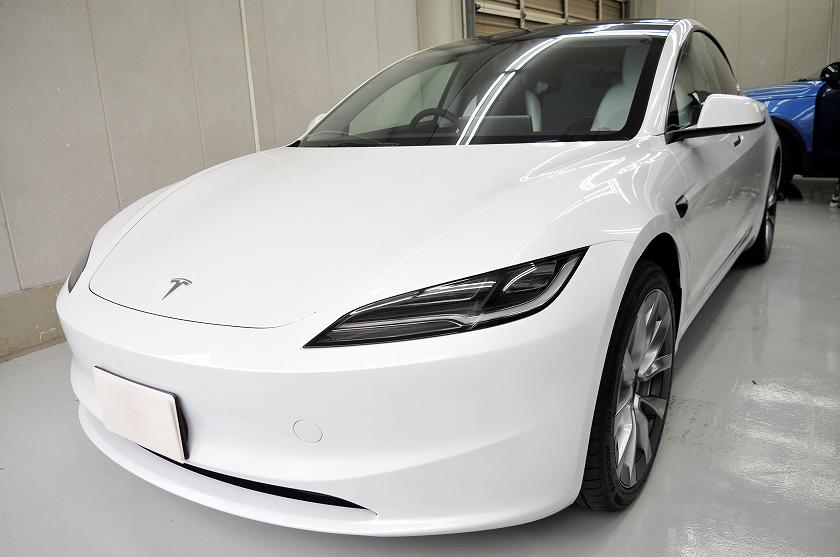 テスラ モデル3 カーフィルム 施工事例